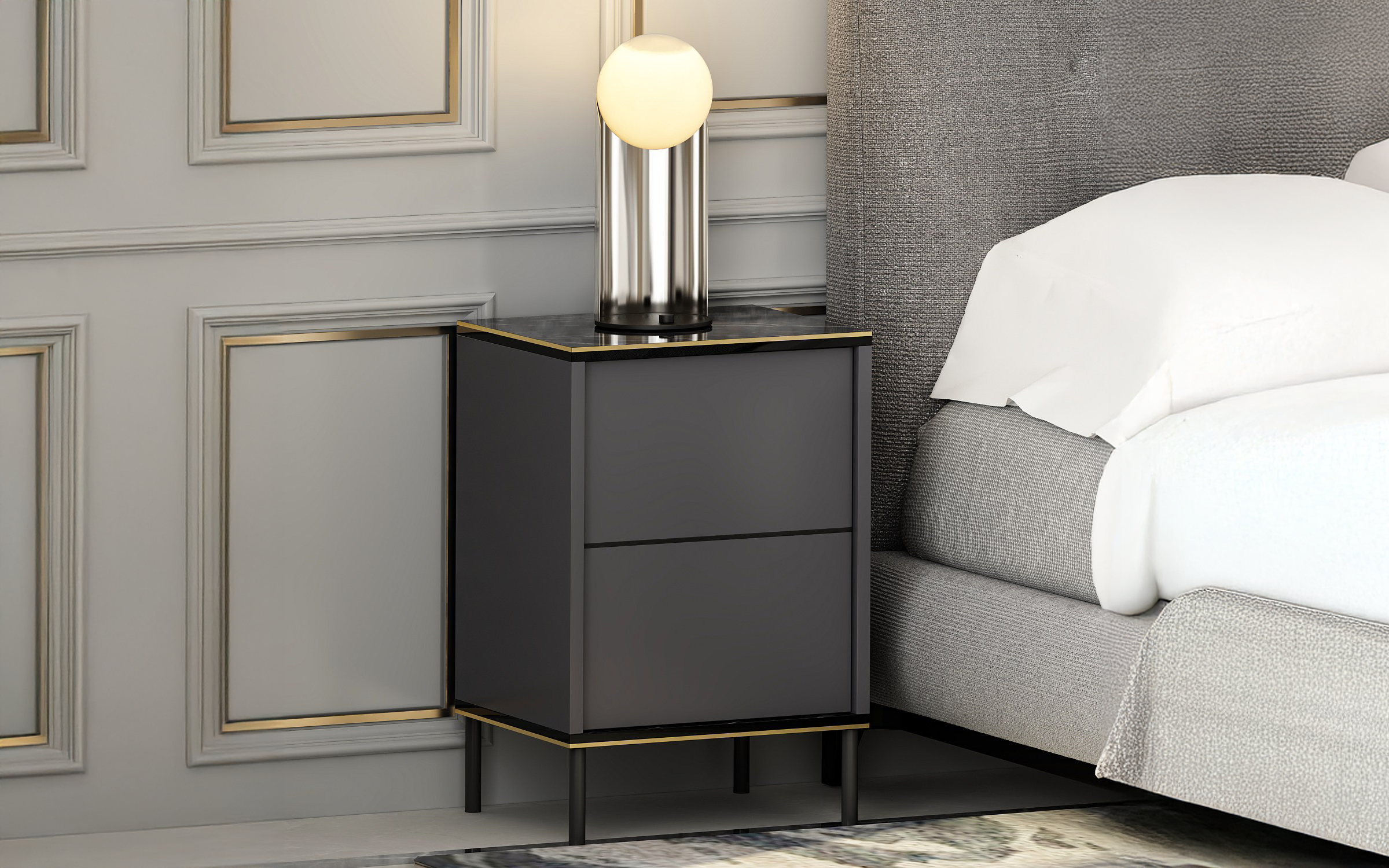 Noptiera Imar, antracit  1